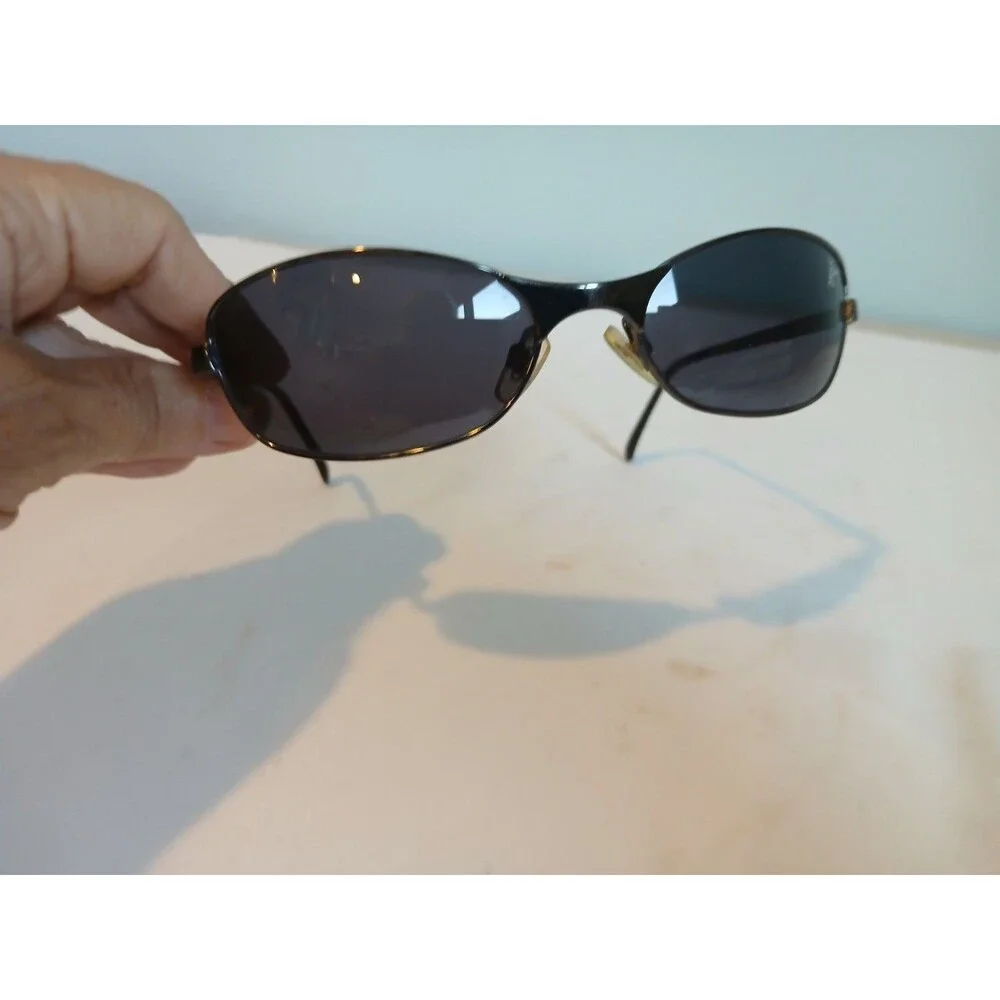 Y2K Sunglasses 90s Matrix Style Glasses Black  Frames Gray Lens  ESPN X Games